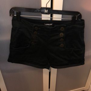 Express Black High Waist Shorts Size 6